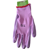 Coloured Latex Palm Gloves Small - Pink, Yellow or Mauve (1ea)