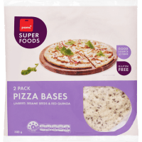 Linseed Sesame Seeds & Red Quinoa Pizza Bases (300g)
