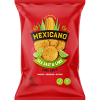 Sea Salt & Lime Corn Chips (170g)