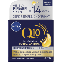 Q10 Anti-Wrinkle Extra Nourish Deep Restoring Night Cream (50ml)