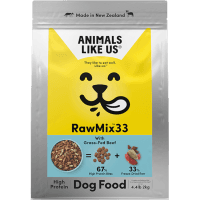 RawMix33 Dog Food New Zealand Grass-Fed Beef (2kg)