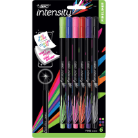 Intensity Fineliner Pens Assorted (6pk)