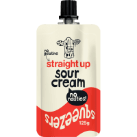 Sour Cream Straight Up Squeezers (125g)