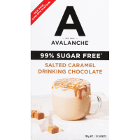 99% Sugar Free Salted Caramel Drinking Chocolate Sticks (10 x 20g)
