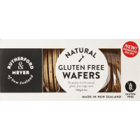 Gluten Free Natural Rice Wafers (100g)