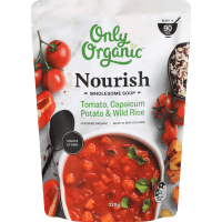 Nourish Tomato Capsicum Potato & Wild Rice Wholesome Soup (320g)