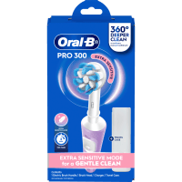 Pro 300 Extra Sensitive Clean Lilac Electric Toothbrush (1pk)