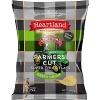 Farmer's Cut Super Thick Flats Green Onion Potato Chips (140g)