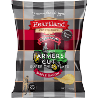 Farmer's Cut Super Thick Flats Maple Bacon Potato Chips (140g)