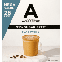 99% Sugar Free Flat White Coffee Sachets (26 x 14g)