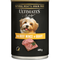 Ultimates Beef Mince in Gravy Dog Food (400g)