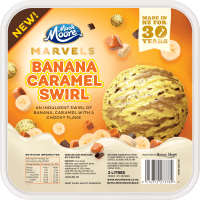 Banana Caramel Swirl Ice Cream (2l)