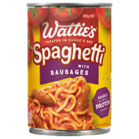 Spaghetti With Sausages (300g)