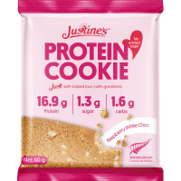 Raspberry White Choc Protein Cookies (60g)