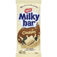 Milkybar Milk & Cookies Chocolate Block (170g)