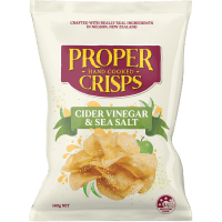 Cider Vinegar & Sea Salt Potato Crisps (140g)