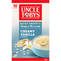Oats Creamy Vanilla Flavour Quick Sachets (10 x 35g)