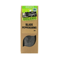 Organic Eco Black Peppercorns (25g)