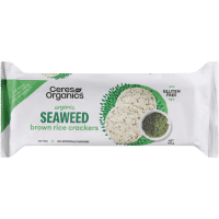 Organic Seaweed Brown Rice Crackers (115g)