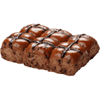 Chocolate Hot Cross Buns (6pk)