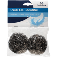 Stainless Steel Scourers (2pk)