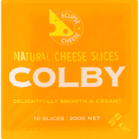 Colby Natural Cheese Slices (200g)
