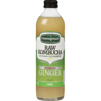 Sparkling Ginger Raw Kombucha (350ml)