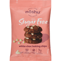 95% Sugar Free White Choc Baking Chips (140g)