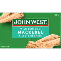 Wild Scottish Mackerel Fillets In Brine (125g)
