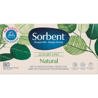 Natural Luxury 4ply Facial Tissues (80 sheets)