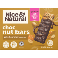 Salted Caramel Choc Nut Bars (6 x 30g)