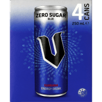 Zero Sugar Blue Guarana Energy Drink (4 x 250ml)