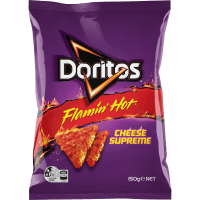 Flamin Hot Cheese Supreme Corn Chips (150g)