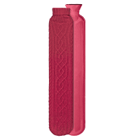 Long Hot Water Bottle with Cover Assorted Colours 2L (1pk)