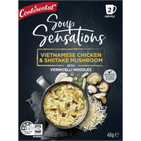 Sensations Vietnamese Chicken & Shitake Mushroom With Vermicelle Noodles Soup (2 x 20g)