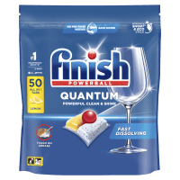 Quantum All-In-1 Lemon Dishwasher Tablets (50pk)