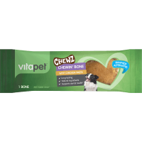 Chewz Chewin' Bone With Chicken Paste Rawhide Alternative (1EA)