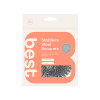 Stainless Steel Scourers (2pk)