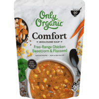 Comfort Free-Range Chicken Sweetcorn & Flaxseed Wholesome Soup (320g)