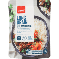 Long Grain Steamed Rice (250g)