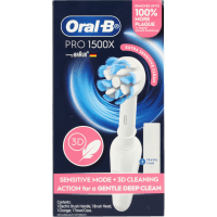 Pro 1500X Extra Sensitive Clean Electric Toothbrush Kit (1pk)