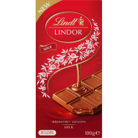 Lindor Milk Chocolate Block (100g)