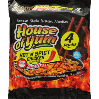Hot N Spicy Chicken Korean Style Noodles (4 x 130g)