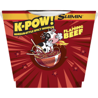 K-Pow Flaming Beef Korean-Style Spicy Noodles (105g)