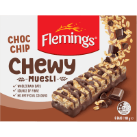 Chewy Choc Chip Muesli Bar (6 x 30g)