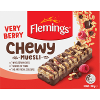 Chewy Very Berry Muesli Bar (6 x 30g)