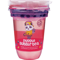 Pupple Mango Lime Flavored Drink & Blueberry Flavored Fruit Balls Bubble Tea (400ml)