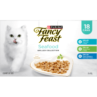 Seafood Grilled Collection Variety Pack Wet Cat Food (18 x 85g)