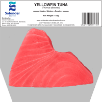 Yellowfin Tuna Steaks Skinless Boneless (140g)