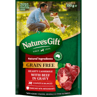 Grain Free Hearty Casserole Beef in Gravy Wet Dog Food (100g)